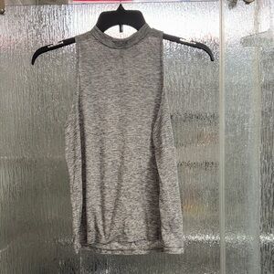 Gray Sleeveless Women's Top